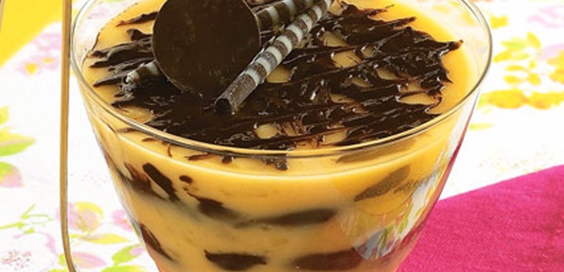 Gelado de Abacaxi com Chocolate