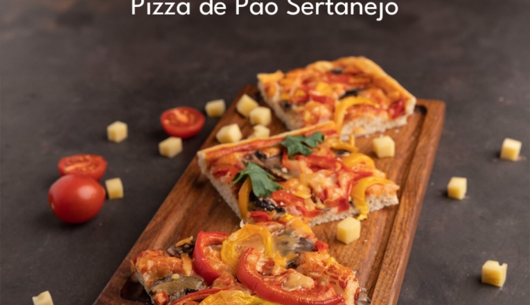 Pizza de Pão de Forma Sertanejo